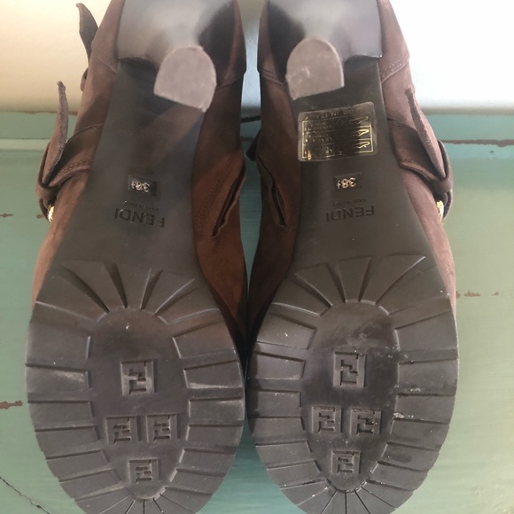 Fendi suede booties with box - Picture 5 of 11